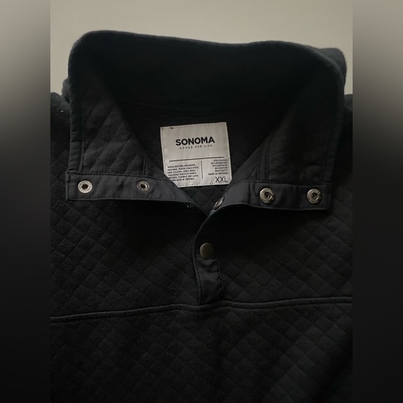 Sonoma Men’s Quilted Pullover Sweater - Picture 2 of 7